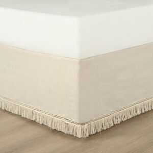 Open Box - Lush Decor - Lush Décor 15" King Boho Fring Tailored Drop Easy  Beige